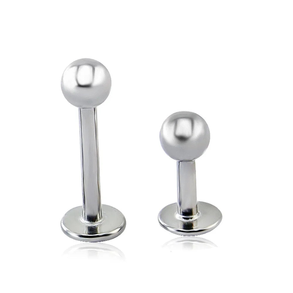 100pcs 16G Lip Ring Labret Tragus Ball Plain 316L Surgical Steel Fashion Body Piercing Jewelry 2mm 2.5mm 3mm 4mm Wholesale