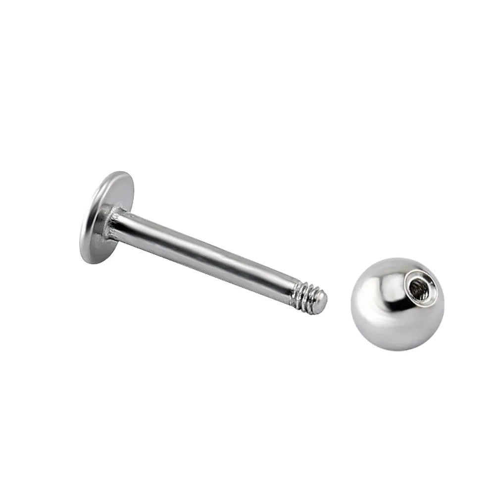 100pcs 16G Lip Ring Labret Tragus Ball Plain 316L Surgical Steel Fashion Body Piercing Jewelry 2mm 2.5mm 3mm 4mm Wholesale
